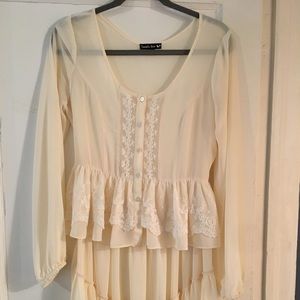 Vintage high/low tunic.